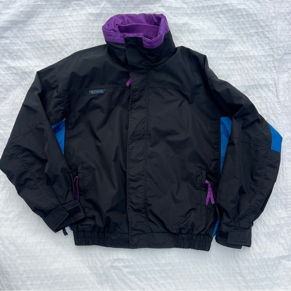 VTG 90s Columbia Bugaboo 3 In 1 Black Colorblock Ski Jacket, M